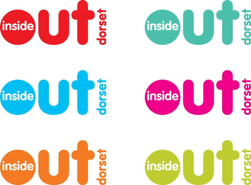 Inside Out Dorset Logo Colours