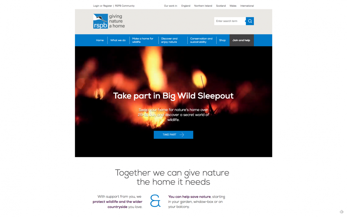 RSPB Homepage