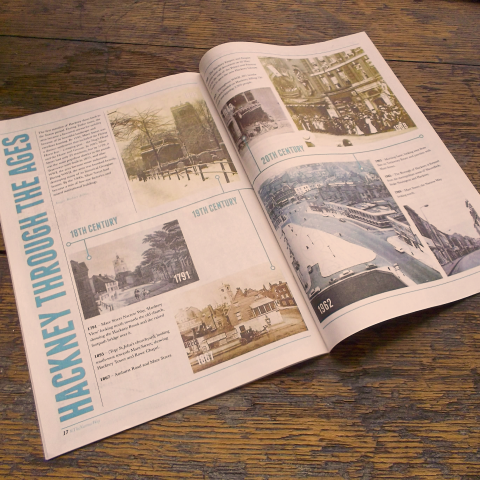 Hackney History Magazine Design