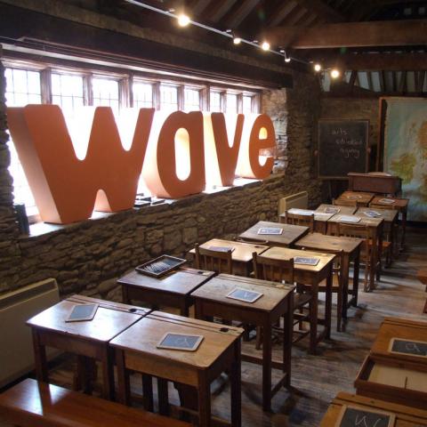 Wave Arts Education - Branding in a Museum