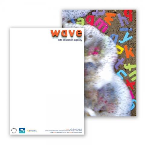 Wave Arts Education Print Design