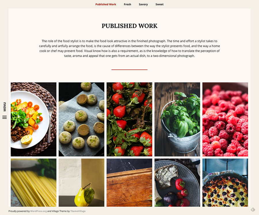 free artist theme wordpress